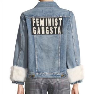 Pam & Gela Feminist Gansta denim jacket